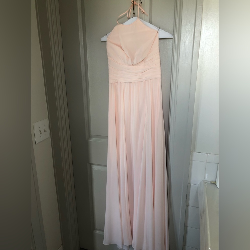 Amsale Jayla Chiffon Bellini Bridesmaid Dress Size 4